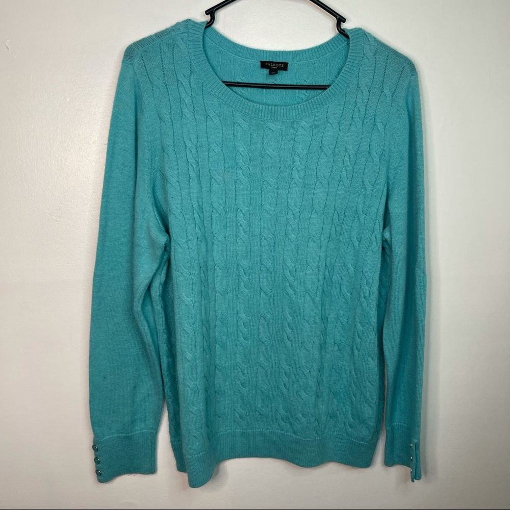 Blue Talbots Sweater
